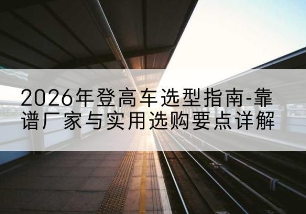 晋中登高车厂家推荐-2026年登高车选型指南-靠谱厂家与实用选购要点详解